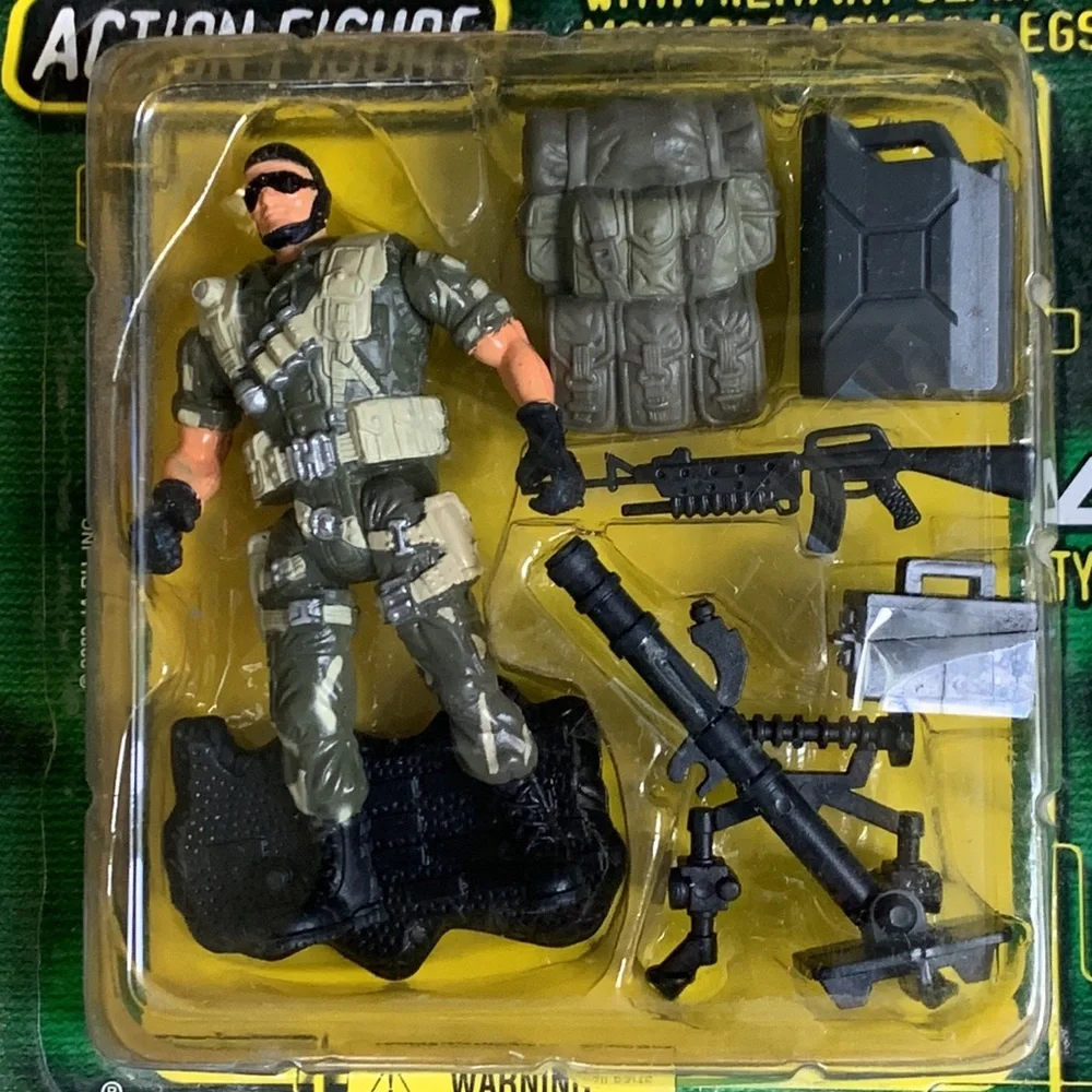 Ja-ru 2002 Team Xtreme Military Action Figure & Gear Jaru 424 Army Man Vintage 🆕
